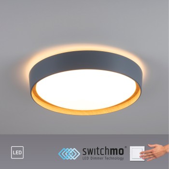 Plafoniera LED EMILIA gri Zuma Line 14347-15, 10x40 cm, 32W
