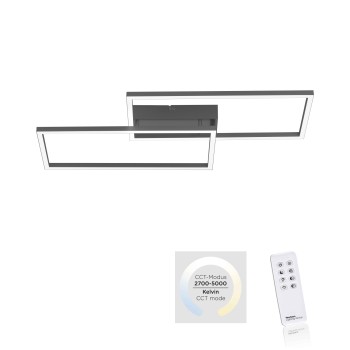 Plafoniera LED IVEN negru Zuma Line 14140-18, 60.5x32 cm, 30W