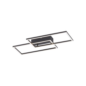 Plafoniera LED IVEN negru Zuma Line 14140-18, 60.5x32 cm, 30W