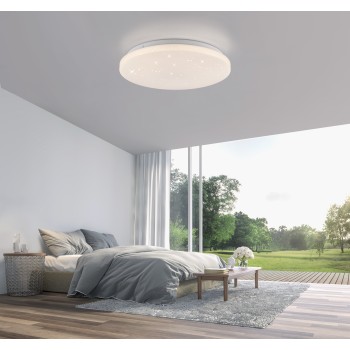Plafoniera LED URANUS alb Zuma Line 14276-16, 5.5x34 cm, 24W