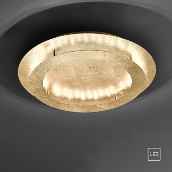Plafoniera LED NEVIS auriu Zuma Line 9621-12, D50 cm, 26W
