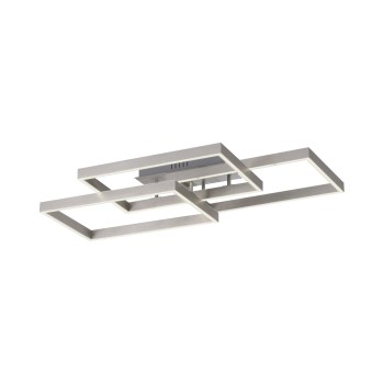 Plafoniera LED PAAN argintiu Zuma Line 6232-55, 82x50 cm, 52W