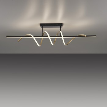 Plafoniera LED EMANDA negru Zuma Line 19112-68, 30x20 cm, 40W