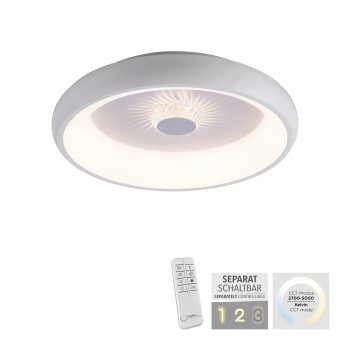 Plafoniera LED VERTIGO alb Zuma Line 14384-16, 10x46.5 cm, 33W