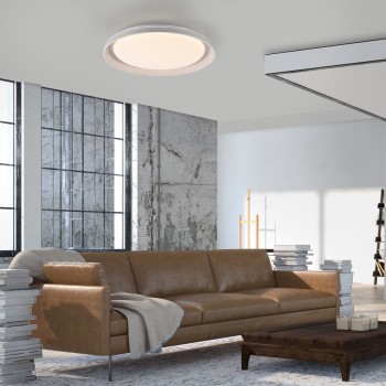 Plafoniera LED SATI alb Zuma Line 14368-16, 8.5x43 cm, 23.5W