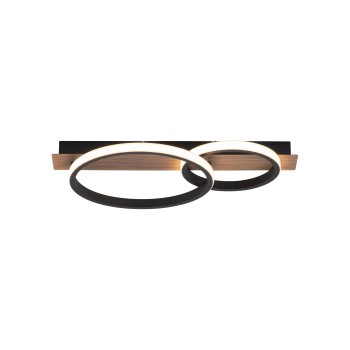 Plafoniera LED TROOPER negru Zuma Line 15615-78, 53x30 cm, 28W