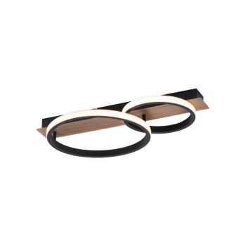 Plafoniera LED TROOPER negru Zuma Line 15615-78, 53x30 cm, 28W