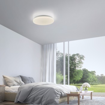 Plafoniera LED URANUS alb Zuma Line 14265-16VE, 26x5.5 cm, 12W