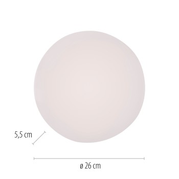 Plafoniera LED URANUS alb Zuma Line 14265-16VE, 26x5.5 cm, 12W