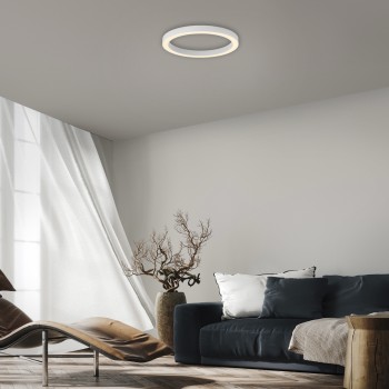 Plafoniera LED PURE LINES ROUND alb Zuma Line 6309-16, D50 cm, 30W