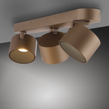 Plafoniera LED PURE CUP maro Zuma Line 6227-97, 55.5x18 cm, 44W