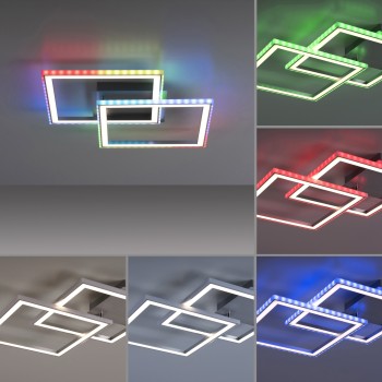 Plafoniera LED FELIX60 argintiu Zuma Line 14634-55, 6.4x44.5 cm, 35W