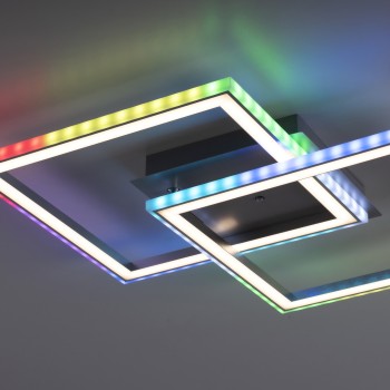 Plafoniera LED FELIX60 argintiu Zuma Line 14634-55, 6.4x44.5 cm, 35W