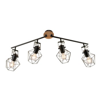 Plafoniera JARO negru Zuma Line 15674-78, 110x109 cm, 4xE27