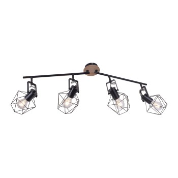 Plafoniera JARO negru Zuma Line 15674-78, 110x109 cm, 4xE27