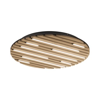 Plafoniera LED Q-AKUSTIK lemn Zuma Line 6421-79, D60 cm, 38W