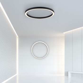 Plafoniera LED PURE-LINES antracit Zuma Line 6306-13, D70 cm, 42W