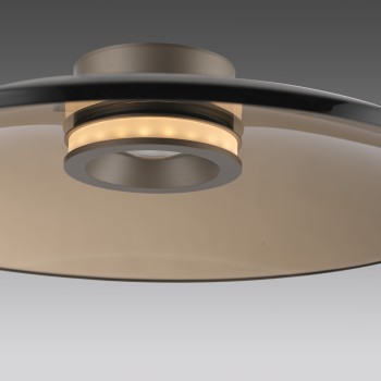 Plafoniera LED PURE MOON maro Zuma Line 6095-97, D50 cm, 25.7W