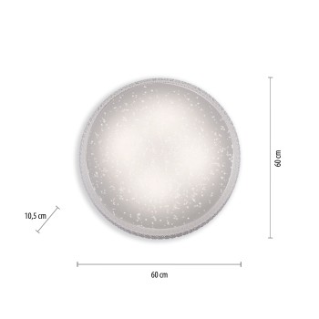 Plafoniera LED FRIDA transparent Zuma Line 14372-00, D60 cm, 36W