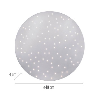 Plafoniera LED SPARKLE otel Zuma Line 14673-55, 4x48 cm, 20W