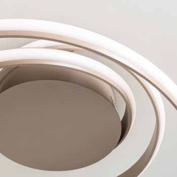 Plafoniera LED VECINO bej Zuma Line 250051C-BE, 50x52 cm, 42W