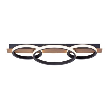 Plafoniera LED TROOPER lemn Zuma Line 15616-78, 8x30 cm, 41W