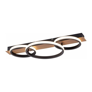 Plafoniera LED TROOPER lemn Zuma Line 15616-78, 8x30 cm, 41W
