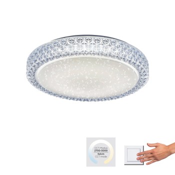 Plafoniera LED FRIDA transparent Zuma Line 14371-00, D40 cm, 22W
