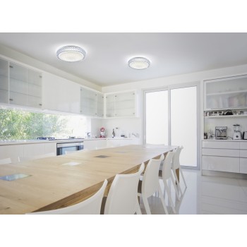 Plafoniera LED FRIDA transparent Zuma Line 14371-00, D40 cm, 22W