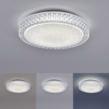 Plafoniera LED FRIDA transparent Zuma Line 14371-00, D40 cm, 22W