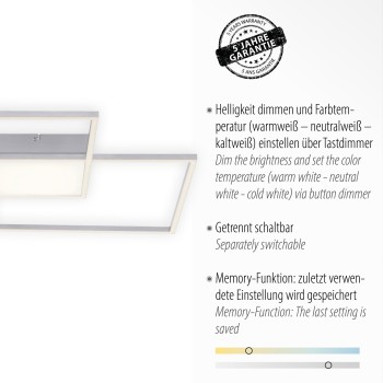 Plafoniera LED ASMIN otel Zuma Line 14712-55, 5.3x60 cm, 48W