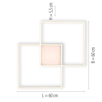Plafoniera LED ASMIN otel Zuma Line 14712-55, 5.3x60 cm, 48W