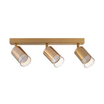 Plafoniera REN auriu Zuma Line OB-2211BD-3-GLD, 38x6 cm, 3xGU10