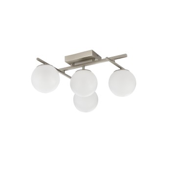 Plafoniera LED NEBULA nichel Zuma Line MS223141-SN, 54.3x49.7 cm, 40W