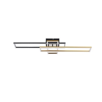 Plafoniera LED LUMENZ negru Zuma Line MS243, 93.8x36.5 cm, 55W