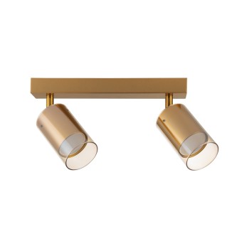 Plafoniera REN auriu Zuma Line OB-2211BD-2-GLD, 26x6 cm, 2xGU10