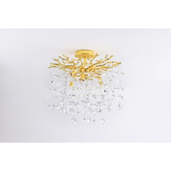 Plafoniera CINDY auriu Zuma Line MX4115-6B-EGN-II, D50 cm, 6xG9