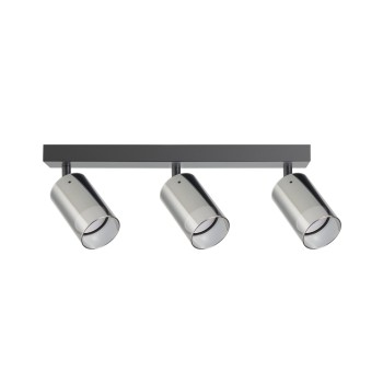 Plafoniera REN negru Zuma Line OB-2211BD-3-BK, 38x6 cm, 3xGU10