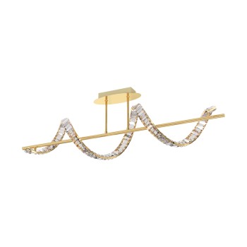 Plafoniera LED ATHESA auriu Zuma Line MX3170-1-3GT, 25x110 cm, 26W