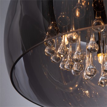 Plafoniera CRYSTAL crom Zuma Line C0076-05L-F4FZ, D40 cm, 5xG9