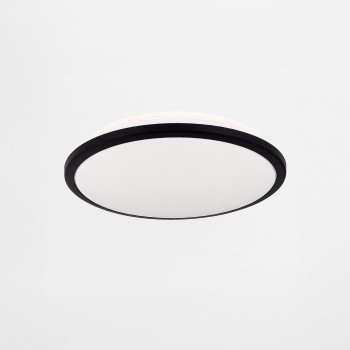Plafoniera LED MOREN negru Zuma Line MS70224V-BK, D28 cm, 22W