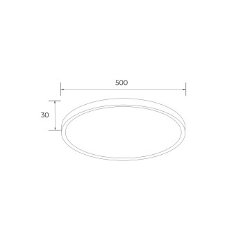 Plafoniera LED CAMI lemn Zuma Line WM-BP1108-M-W, D50 cm, 42W