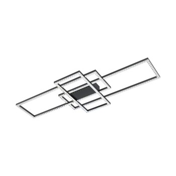 Plafoniera LED ERVI negru mat Zuma Line MX7907-3B-3BT, 41.5x102.7 cm, 57W