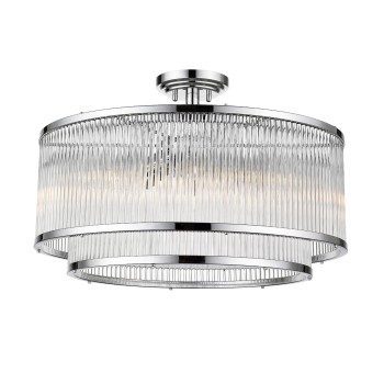 Plafoniera SERGIO crom Zuma Line C0528-06H-F4AC, D50 cm, 6xE14
