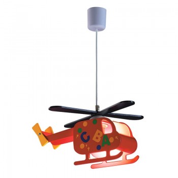 Lustra copii elicopter Helicopter 4717 Rabalux, multicolor - 2