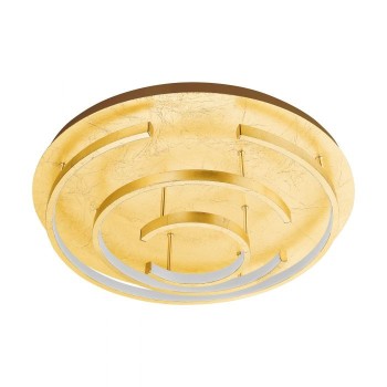 Plafoniera moderna POZONDON 98488 Eglo, LED 24W, 2400lm, 3000K, auriu - 1