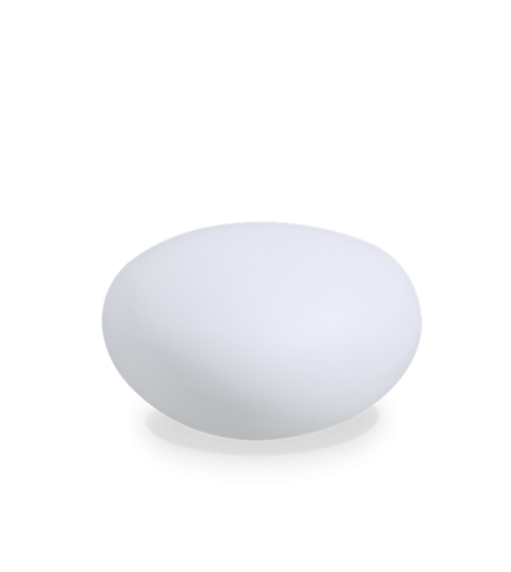 Glob luminos de gradina SASSO PT1 D30 Ideal Lux, E27 1x40W, alb