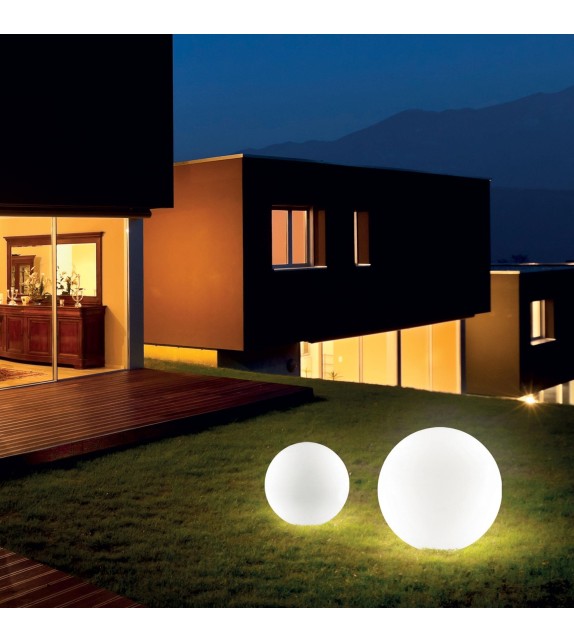 Glob luminos de gradina SOLE PT1 SMALL 191638 Ideal Lux, E27 1x60W, alb - 1