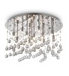 Plafoniera moderna cu cristale MOONLIGHT PL12 077802 Ideal Lux, crom Plafoniera moderna cu cristale MOONLIGHT PL12 077802 Ideal Lux, crom