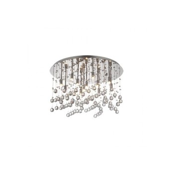 Plafoniera moderna cu cristale MOONLIGHT PL12 077802 Ideal Lux, crom - 1 Plafoniera moderna cu cristale MOONLIGHT PL12 077802 Ideal Lux, crom - 1